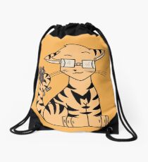TechTigers Robot Tiger Logo Drawstring Bag