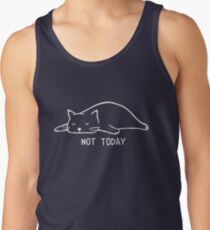 Not today - Lazy cat Men's Tank Top