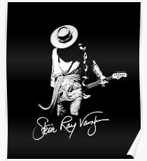 SRV-Stevie Ray Vaughan-Number one - Guitar-Blues-Rock-legend 4 Poster
