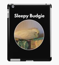 Sleepy Budgie iPad Case/Skin