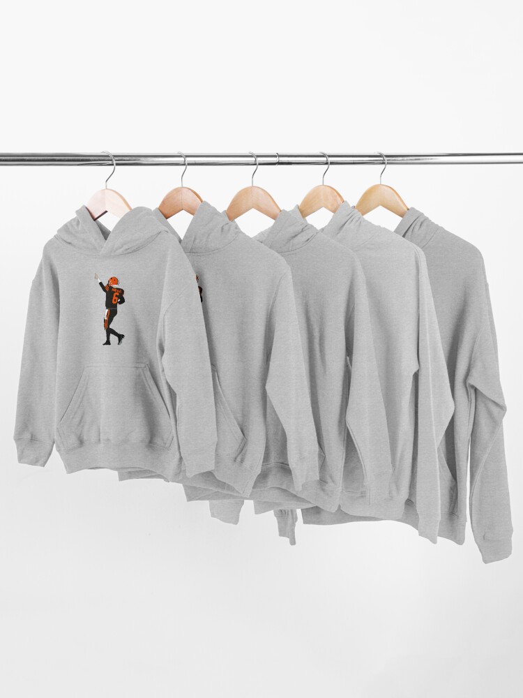 Alternate view of Baker Mayfield's First Win Kids Pullover Hoodie