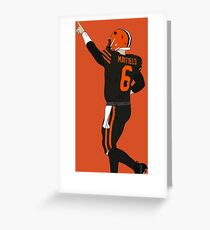 Baker Mayfields erster Sieg Grußkarte
