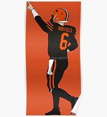 Baker Mayfield's First Win Poster