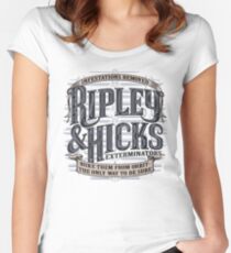 Ripley & Hicks Exterminators Women's Fitted Scoop T-Shirt