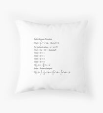 #mathematics #gammafunction #Γ #capital #Greekalphabet #letter #extension #factorial #function #argument #shifteddown #real #complex #numbers #gamma #defined #complexnumbers #nonpositive #integers Throw Pillow