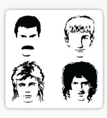 Queen Faces Sticker