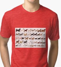Purebred Dog Breeds Tri-blend T-Shirt
