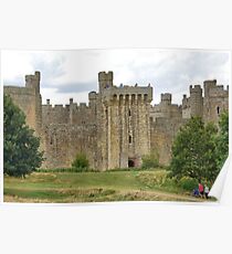 The Ruins of Bodium Castle in East Sussex, England Poster