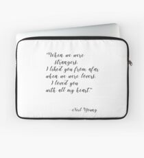 Neil Young, Harvest moon Laptop Sleeve