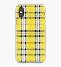 wildflower yellow plaid iPhone Case
