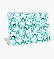 Halloween Pattern (Teal) Laptop Skin