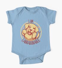 I am Labradorable - Golden Labrador One Piece - Short Sleeve