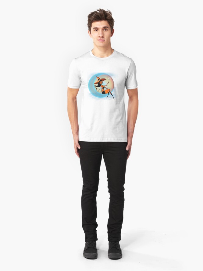 Alternate view of Devil Girl - Halloween 5 Slim Fit T-Shirt