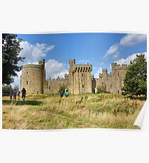 The Ruins of Bodium Castle in East Sussex, England Poster