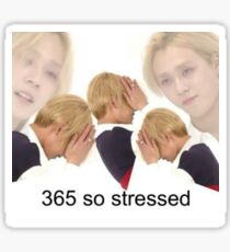 365 So Stressed Meme Sticker