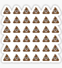 Sheet of Poop Emojis | 36 Pack MEDIUM OR LARGE ONLY Sticker