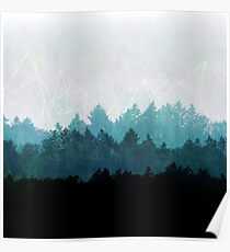Woods Abstract Poster