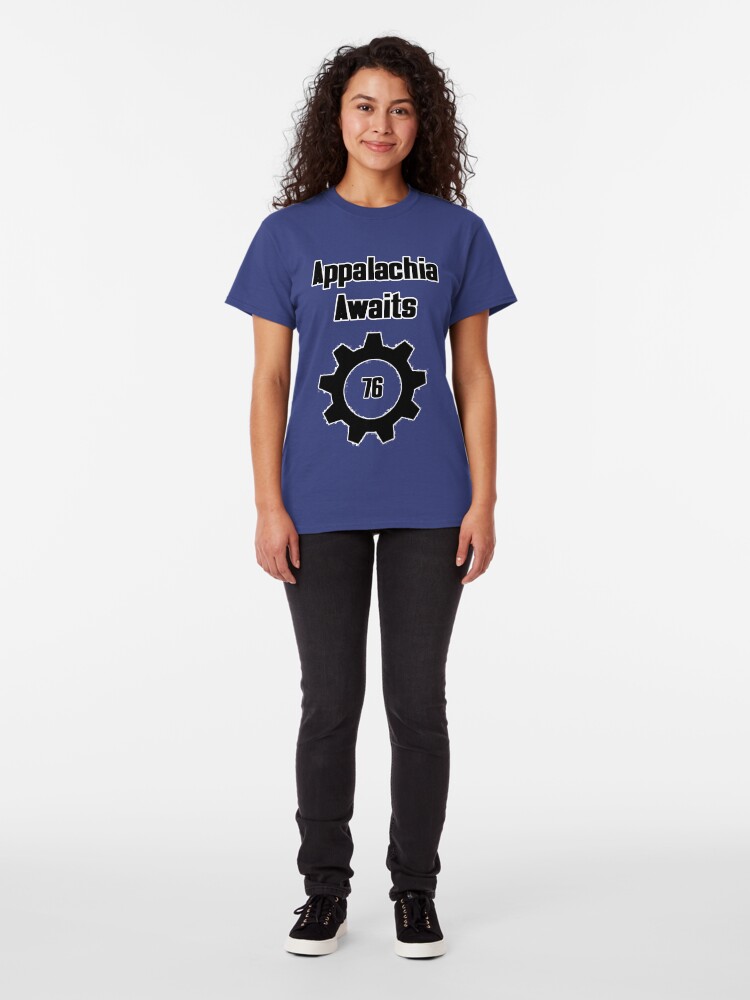 Alternate view of Appalachia Awaits - Fallout 76 Classic T-Shirt
