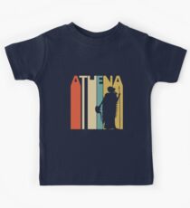 Vintage Retro Goddess Athena Kids Tee