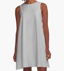 Silvery GREY A-Line Dress
