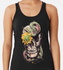 Snake and Skull Racerback Tank Top