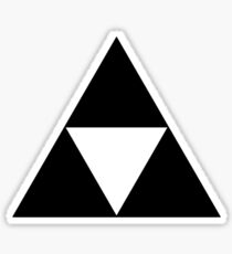 Triforce - Ancient Magical Symbol, Sierpinski Triangle Sticker