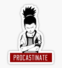 Procastinate Sticker