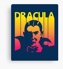 Retro 1980s Dracula Canvas Print