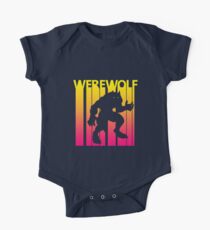 Retro 1980s Werewolf One Piece - Short Sleeve