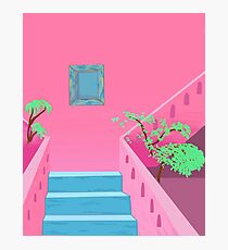 pink scapes in mexico Photographic Print