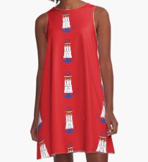 Admiralty Flag of Hamburg Germany A-Line Dress