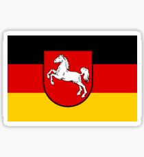 Flag of Lower Saxony Germany Sticker