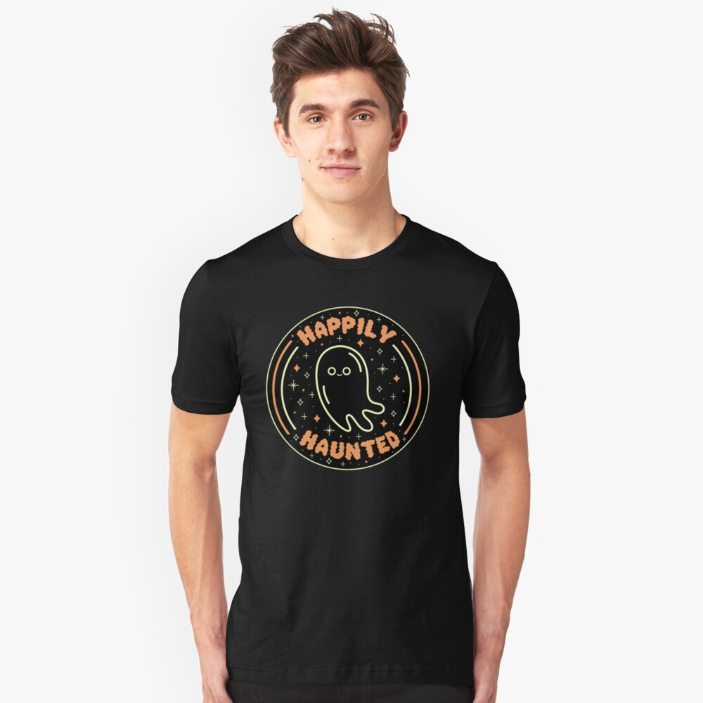 Happily Haunted Slim Fit T-Shirt