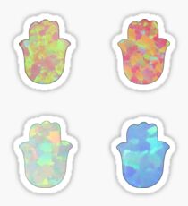 Little Rainbow Opal Hamsa's Sticker