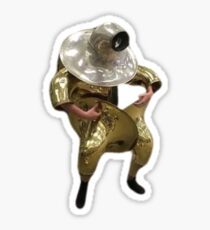 Tuba Man Sticker