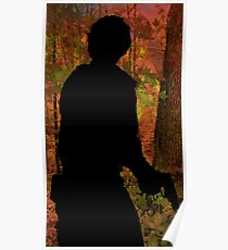 Bob Morley in cryptic forest Poster