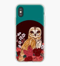 Owl Floral Eclipse iPhone Case
