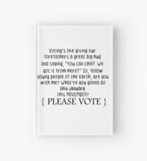 Vote, dude! Hardcover Journal