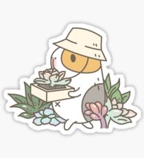 Bubu the Guinea Pig, Succulent Love Sticker