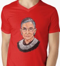 Camiseta para hombre de cuello en v Jueza del Tribunal Supremo Ruth Bader Ginsburg
