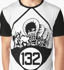 Nebraska State Highway N-132 (1926) | United States Highway Shield Sign Sticker Graphic T-Shirt