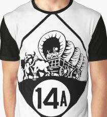 Nebraska State Highway N-14A (1926) | United States Highway Shield Sign Sticker Graphic T-Shirt