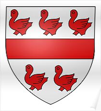 French France Coat of Arms 17241 Blason Lanty Poster
