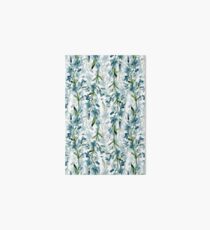 Blue branches Art Board Print