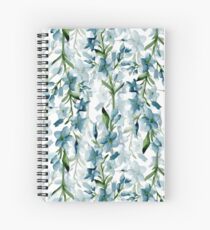 Blue branches Spiral Notebook