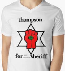 Thompson for Sheriff 2 Men's V-Neck T-Shirt
