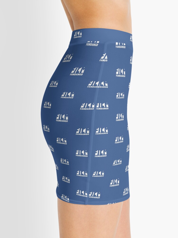 Alternate view of Film Fandango Logo - WHITE Mini Skirt