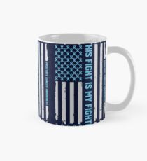 Prostate Cancer Awareness Ribbon T-shirt Tee Gift Mug