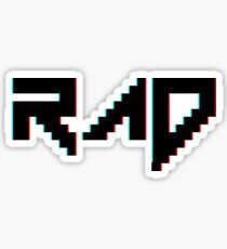 RAD Retro Illusion Pixel Art Sticker