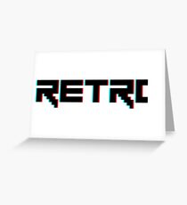 RETRO Illusion Pixel Art Greeting Card